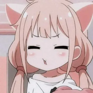 ❤️ anime, cute, catgirl, manga, kawaii telegram sticker