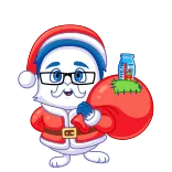 ๐
santa claus, christmas, holiday, festive, cartoon telegram sticker