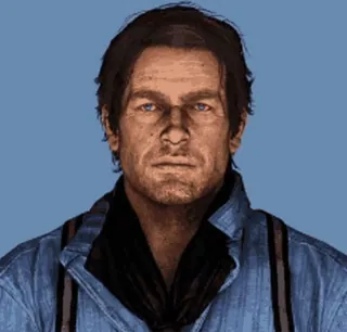 ❌ Arthur Morgan Red Dead Redemption Western, Cowboy, Jeu, Personnage, Red Dead telegram sticker