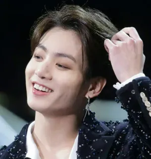 ✨ Jungkook Чонгук, BTS, певец, K-pop, артист, мужчина, человек whatsapp sticker