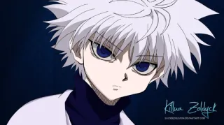 😠 Killua Zoldyck Anime, Killua Zoldyck, Hunter x Hunter, Animazione, Personaggio telegram sticker