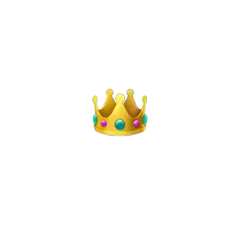 👑 皇冠, 皇室, 金色, 珠宝, 国王, 女王 telegram sticker