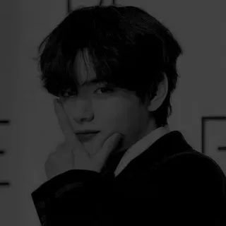 🔔 portrait, man, black and white, person, face, male telegram sticker