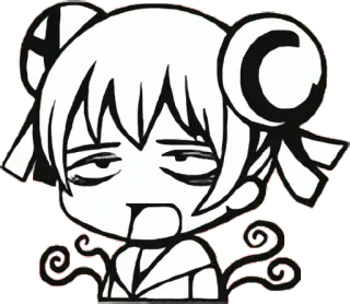 🌱 anime, manga, girl, chibi, cartoon telegram sticker