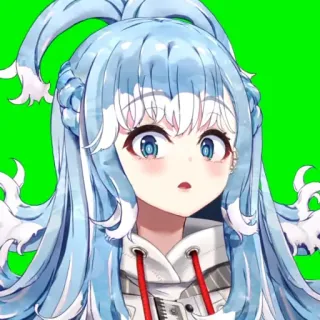 💧 Kobo Kanaeru 动漫, 虚拟主播, Kobo Kanaeru, 女性, 卡通 telegram sticker