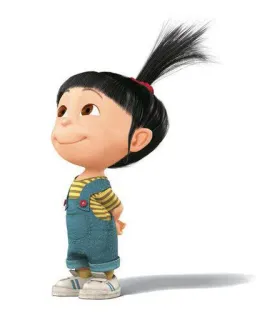 🙂 Agnes Despicable Me kartun, gadis, anak, karakter, animasi telegram sticker