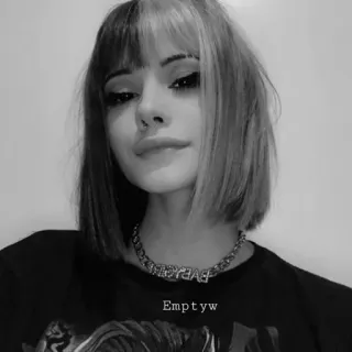 🥀 Emptyw портрет, человек, женщина, лицо, девушка telegram sticker