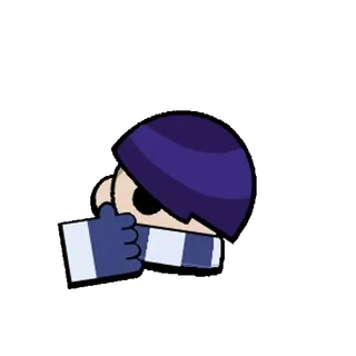 👍 dessin animé, geste, personnage, animation whatsapp sticker