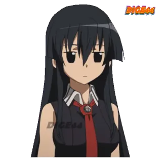 🥹 DICE44 anime, meisje, cartoon, personage telegram sticker