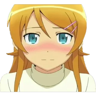 😳 Anime, Manga, Chica, Personaje, Retrato telegram sticker