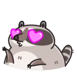 Raccoon Days @TgEmojis telegram emojis 😘