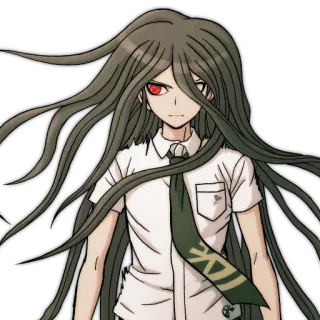 😒 Izuru Kamukura Danganronpa Anime, Mangá, Personagem, Olhos Vermelhos, Danganronpa, Izuru Kamukura whatsapp sticker