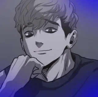 🌟 Yoon Bum Killing Stalking Manhwa, Killing Stalking, Yoon Bum, Personnage, BD coréenne whatsapp sticker