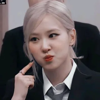 🌟 Rosé kpop, chanteuse, blackpink, femme, mode telegram sticker