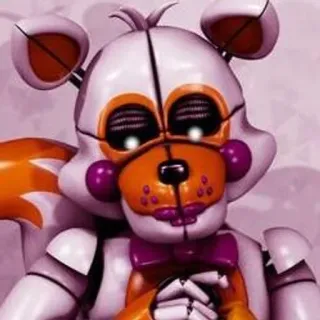 🌟 Lolbit Five Nights at Freddy's Lolbit, Five Nights at Freddy's, Animatrónico, Videojuego, Terror, Fanart telegram sticker