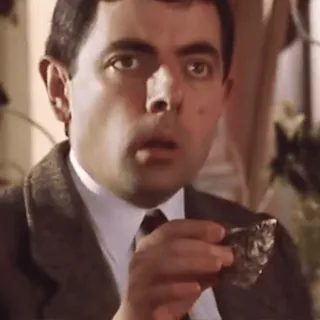 😲 Mr. Bean comédie, drôle, télévision, britannique, acteur whatsapp sticker