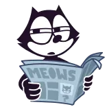 Felix the CAT whatsapp stickers