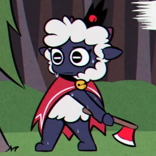 🔪 The Lamb Cult of the Lamb telegram sticker