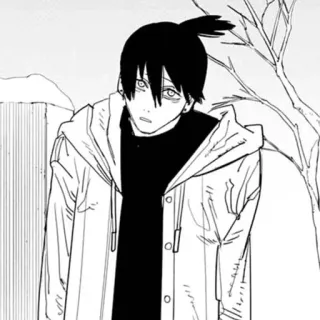 😕 Aki Hayakawa Chainsaw Man anime, manga, chainsaw man, aki hayakawa telegram sticker