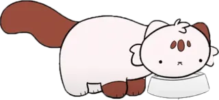 🙁 cat, animal, cartoon, pet telegram sticker