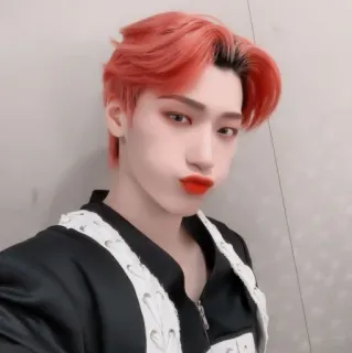 🏓 k-pop, айдол, макияж, портрет, человек, азиат telegram sticker