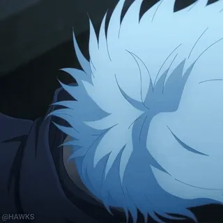 😈 Hawks anime, cabelo, herói telegram sticker