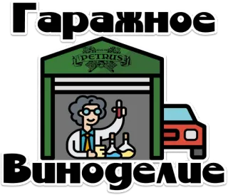 🧤 Гаражное Виноделие vino, vinificación, garaje, alcohol, laboratorio, científico telegram sticker