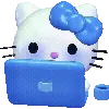 blue hello kitty ➜ @emoji1 telegram emojis 💔