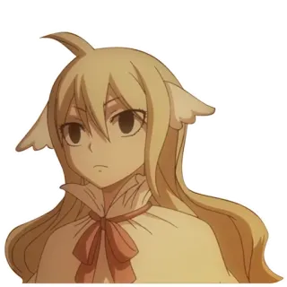 😕 Mavis Vermillion Fairy Tail Anime, Fairy Tail, Mavis Vermillion, Sticker telegram sticker