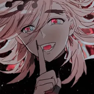 ⛓️ Doma Demon Slayer 軌 Anime, Dämon, Augen, Finger, Manga, Charakter telegram sticker