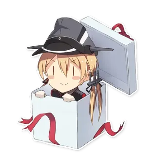 👀 anime, manga, military uniform, box, cartoon, character telegram sticker