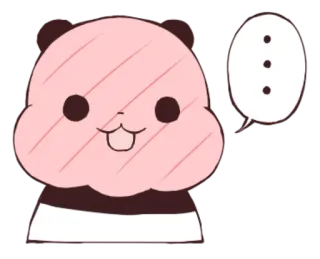 🙈 Panda, Lindo, Animal, Dibujo animado telegram sticker