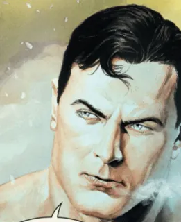 ⛓ Superman super-héros, homme, portrait, comics, DC Comics, Clark Kent telegram sticker