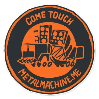 © COME TOUCH METALMACHINE.ME metal, máquina, soldagem, industrial, tecnologia, construção telegram sticker