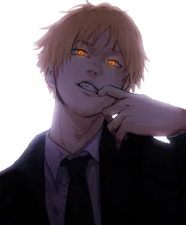 😒 Denji Chainsaw Man Anime, Chainsaw Man, Denji, Manga, Demonio telegram sticker