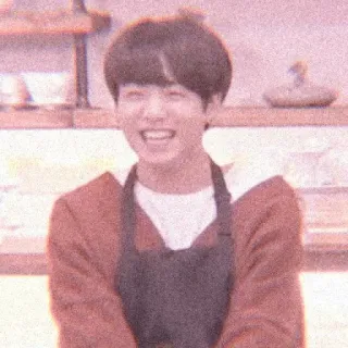 🐇 smiling, person, bakery, apron, happy, kitchen telegram sticker