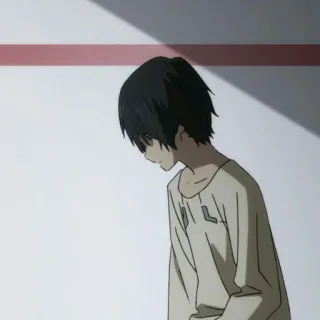 🦋 Anime, Smutny, Chłopak, Manga, Postać telegram sticker