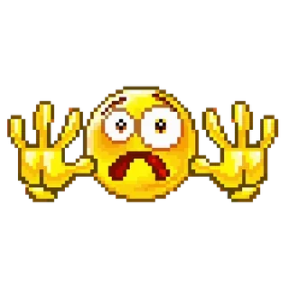 😱 emoji, angst, erschrocken, emotion, panik whatsapp sticker