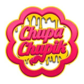 🍭 Chupa Chupik permen, lolipop, manis, logo whatsapp sticker