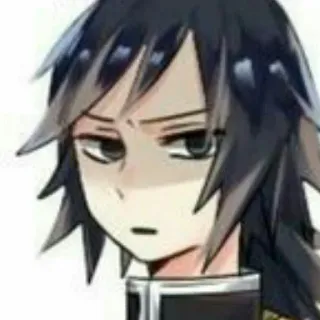 🌊 Giyu Tomioka Demon Slayer Аниме, Клинок, рассекающий демонов, Гию Томиока, Манга telegram sticker