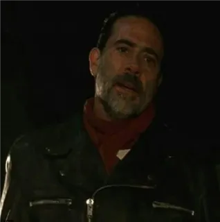 😕 Negan The Walking Dead ниган, ходячие мертвецы, злодей, сериал, ужасы whatsapp sticker
