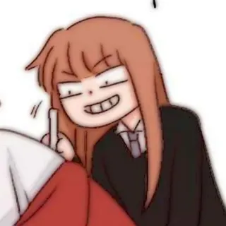 🩸 นิ้วกลาง, หยาบคาย, ก้าวร้าว, การ์ตูน, ผู้หญิง, มีม, โกรธ telegram sticker