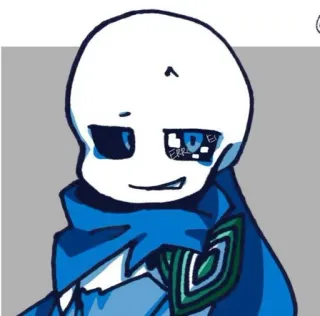 💙 Sans Undertale Sans, Undertale, Charakter, Videospiel telegram sticker