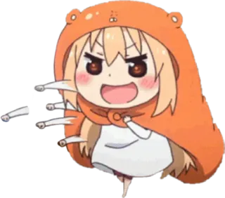 👊 Аниме, Милый, Персонаж telegram sticker