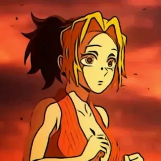 ❤️ Anime, Femme, Féminin, Dessin animé, Effrayé telegram sticker