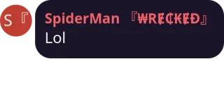 👩‍🤝‍👩 Spider-Man Marvel SpiderMan WRECKED Lol spiderman, marvel, wrecked, lol, meme, superhero telegram sticker