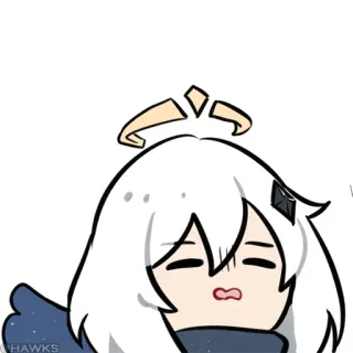 💠 Paimon Genshin Impact anime, game, cute, paimon, genshin impact telegram sticker