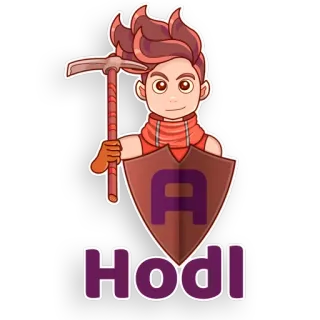 🛡 Hodi Desenho animado, Mineração, Cripto, Personagem, Arte digital, Avatar telegram sticker