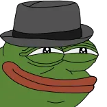 😈 Pepe the Frog Pepe, Frosch, Meme, Internet-Meme, Cartoon, Fedora whatsapp sticker