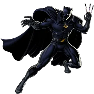 👊 Black Panther Black Panther, Marvel, Superhero, Comic Book, Claws, Wakanda telegram sticker